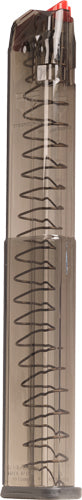 Ets Magazine For Glock 9mm - 40rd Carbon Smoke Fit 17/19 1