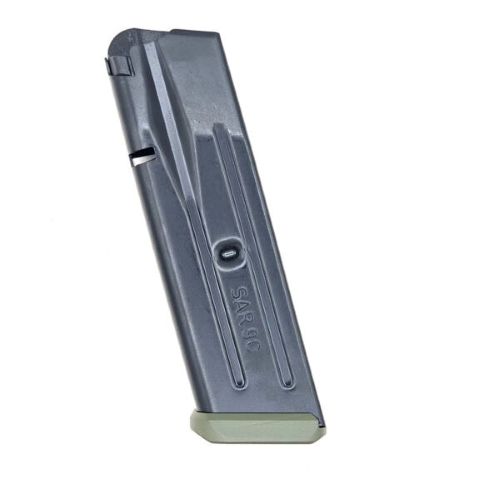 Sar Usa Magazine Socom Compact - 9mm 15rd Od Green