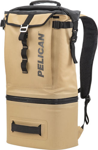 Pelican Soft Cooler Backpack - Compression Molded Coyote 2