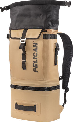 Pelican Soft Cooler Backpack - Compression Molded Coyote 3