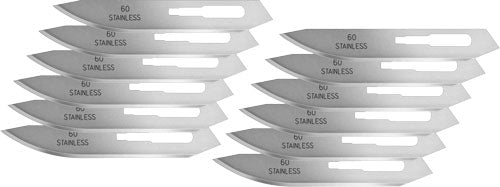 Havalon Knives #60xt Stainless - Steel Replacement Blades 12pk<