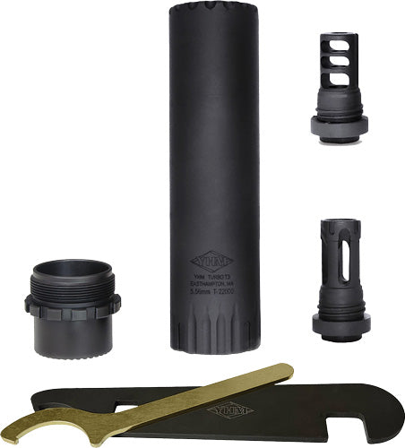 Yhm Turbo T3 5.56 Suppressor - With Muzzle Brake
