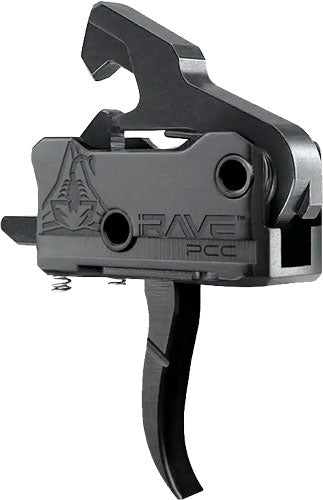 Rise Trigger Rave Pcc Curved - 3.5lb Ar-15 W/anti Walk Pins
