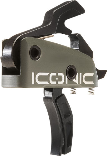 Rise Trigger Iconic Green - 2-stage 1.25/1.75 Ar-15 W/pins