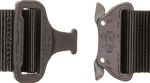 Tac Shield Gun Belt Tactical - 1.75" W/cobra Buckle Med Blk!