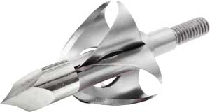 Flying Arrow Broadhead Toxic - 100gr 7/8" Cut 3/pk Silver 1
