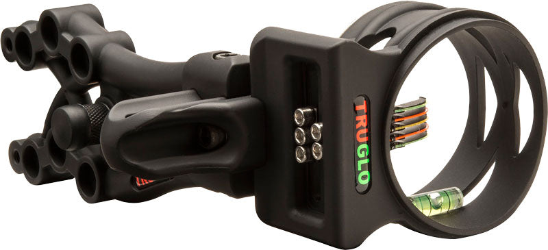 Truglo Bow Sight Carbon Xs - Xtreme 5-pin .019dia Black