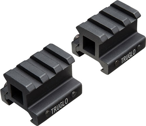 Truglo 2-piece Picatinny Riser - Mount 3/4" Rise 1.36" Length 1