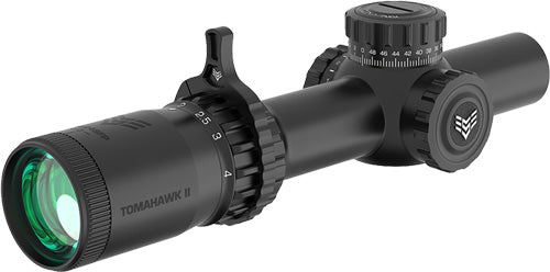 Swampfox Tomahawk Ii 1-4x24 - Sfp Green Fiber Optic 1