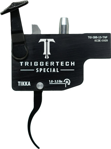 Triggertech Tikka Single Stage - Black Special Curved