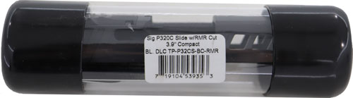 True Precision Sig P320c Slide - W/rmr Cut & Plate Black Dlc