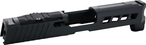True Precision Sig P320c Slide - W/rmr Cut & Plate Black Dlc 3