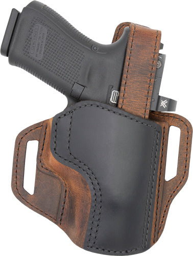 Versacarry Trooper Holster Owb - Thumb Break Sf Hellcat Blk/brn