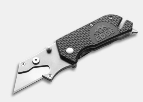Outdoor Edge Utilipro Folding - Utility Knife And Tool Black