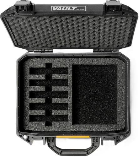 Pelican Precut Vault For 2 - Guns And Mags Universal Black 2