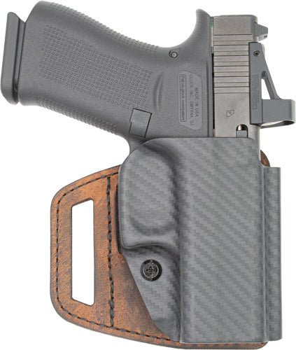 Versacarry Vslide Holster Owb - Hybrid S&w Mp Shield Poly/brwn