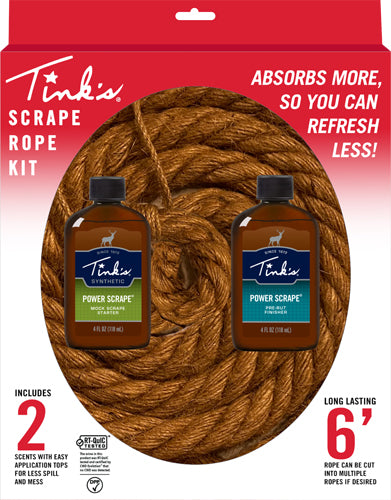 Tinks Power Scrape Rope Kit - 6ft Rope Starter And Finisher