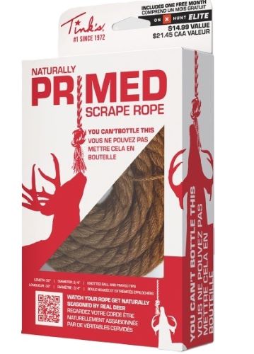 Tinks Primed Scrape Rope - 32" Knotted 1