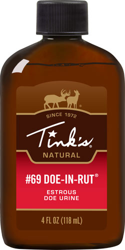 Tinks Deer Lure #69 Doe-in-rut - 4fl Oz Squirt Top Bottle 3