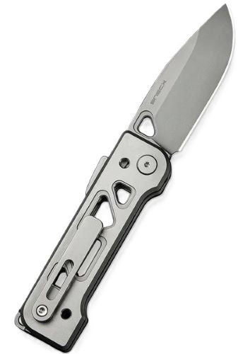 We Knife Tyro 2.91" Gray - Titanium Stonewash Superlock 1