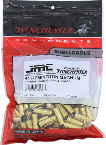 Winchester Unprimed Cases 41 - Rem Mag 100 Pack 20pk/cs 1
