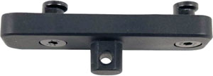 Guntec Bipod Adapter Aluminum - Keymod Black
