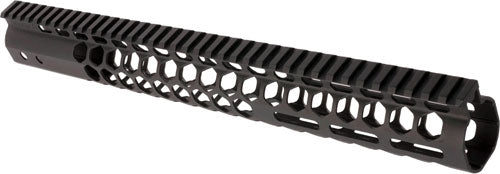 Guntec Air Lite Handguard - 15" Honeycomb M-lok Black