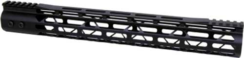 Guntec Ultra Light Handguard - 15" M-lok Black
