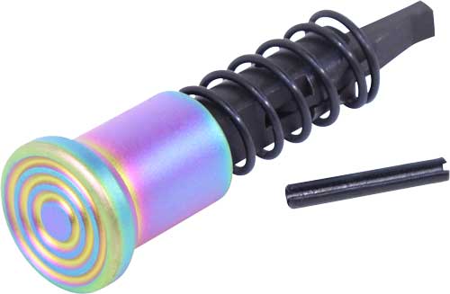 Guntec Ar15 Forward Assist - Assembly Rainbow Pvd Coated