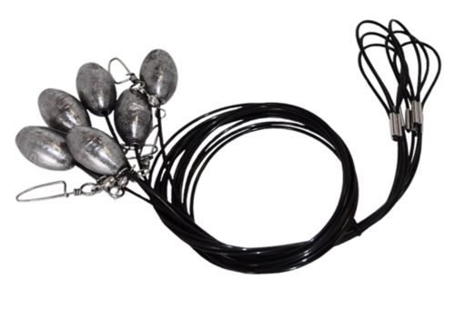 Zink Decoy Texas Rig 36" - 4oz Weight 6 Pack 1