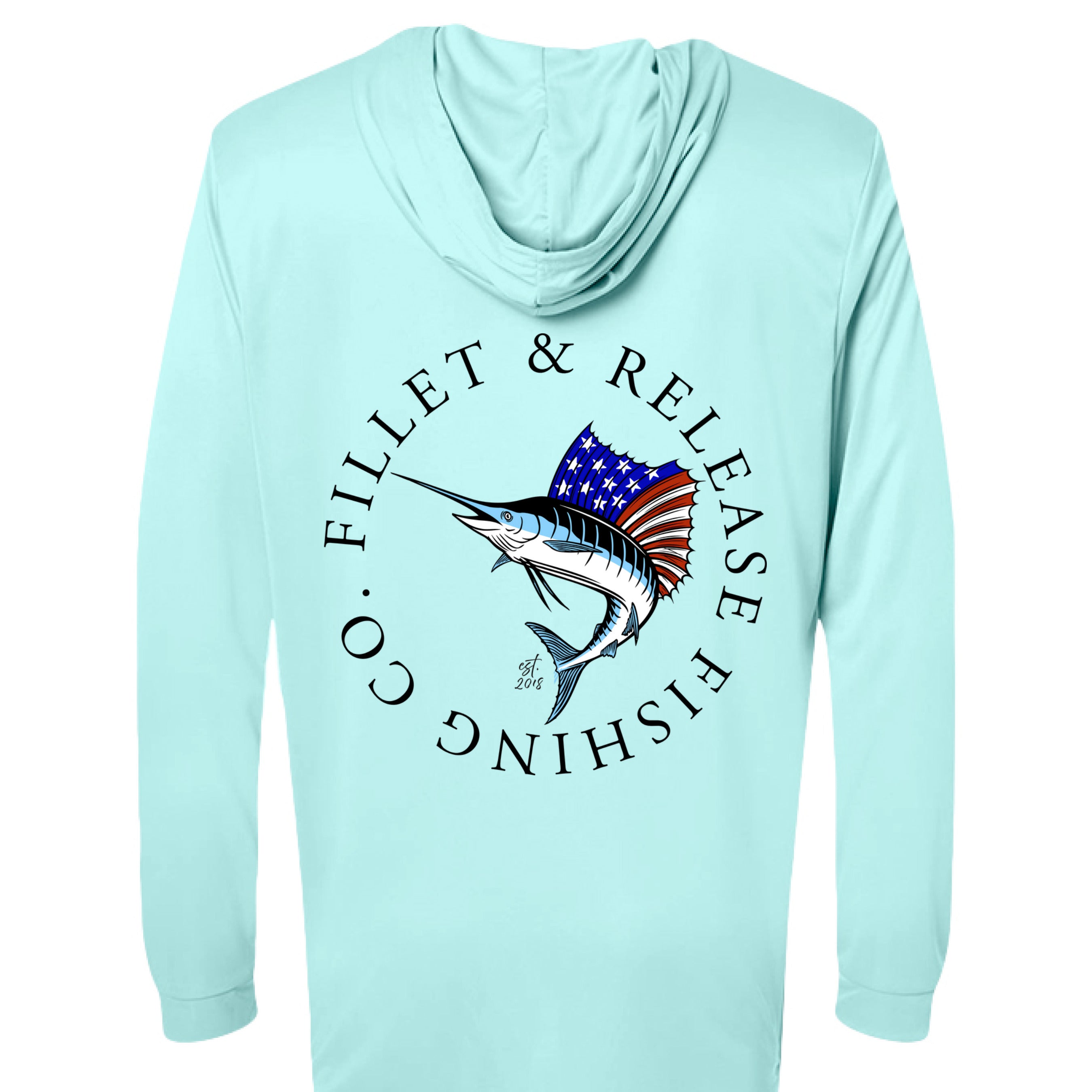 Aqua Blue - BACK