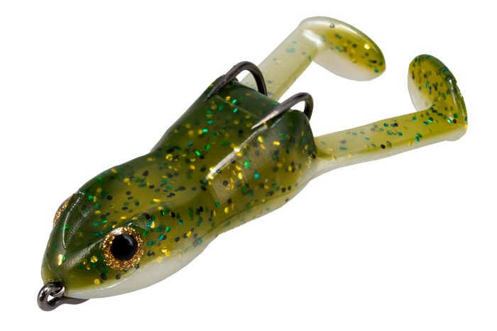 Frog Factory Ribbit Top Toad Pre-Rigged Hollow Body Frog - 2 Pack
