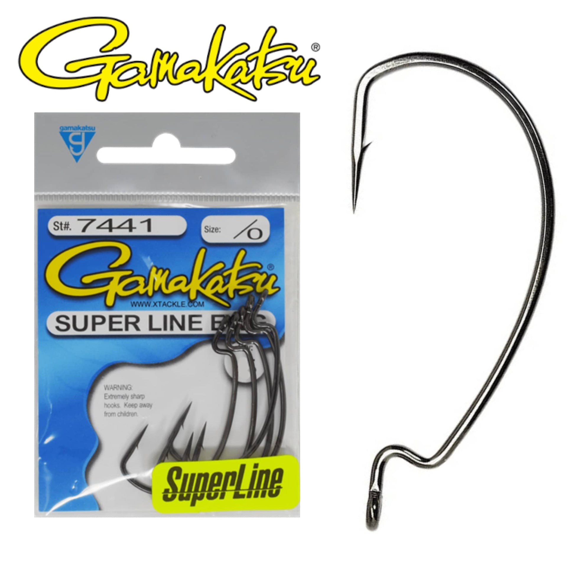 Gamakatsu SuperLine EWG Hooks