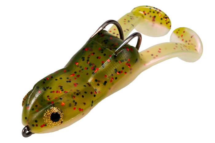Frog Factory Ribbit Top Toad Pre-Rigged Hollow Body Frog - 2 Pack 10