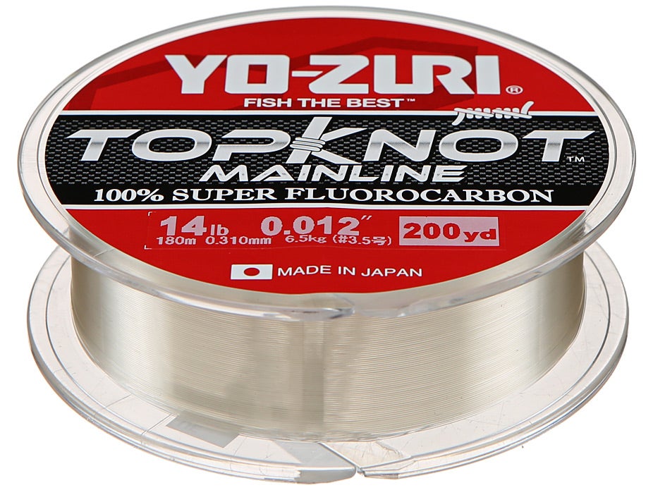 Yo-Zuri Top Knot 100% Fluorocarbon Line Natural Clear
