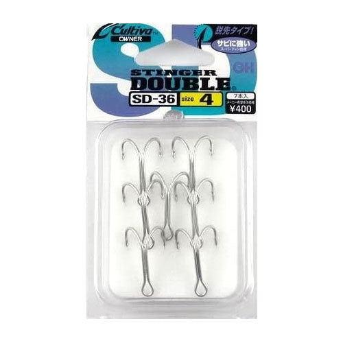 Owner C'ultiva SD-36 Stinger Double Fishing Hooks 1