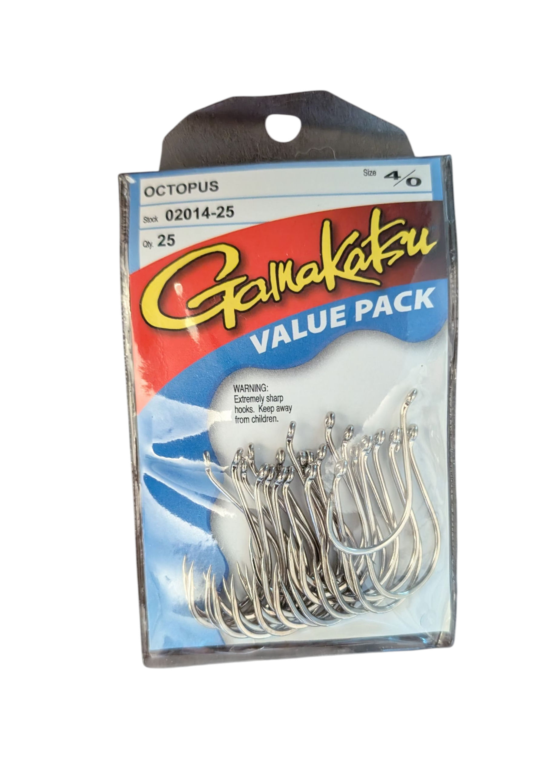 Gamakatsu Octopus Nickel Value Pack - 25/pk 1