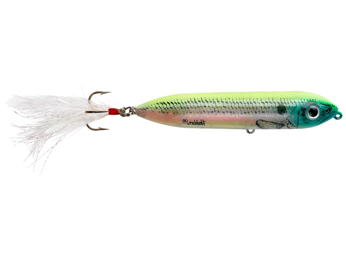 Heddon Feathered Treble Super Spook Walking Bait 5