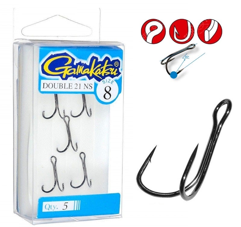 Gamakatsu Double 21 Fishing Hooks 1