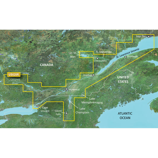 Garmin BlueChart g3 Vision HD - VUS020R - St. Lawrence Seaway - microSD/SD [010-C0721-00]