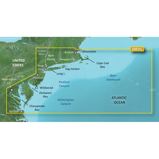 Garmin BlueChart g3 Vision HD - VUS511L - Boston - Norfolk - microSD/SD [010-C0740-00]