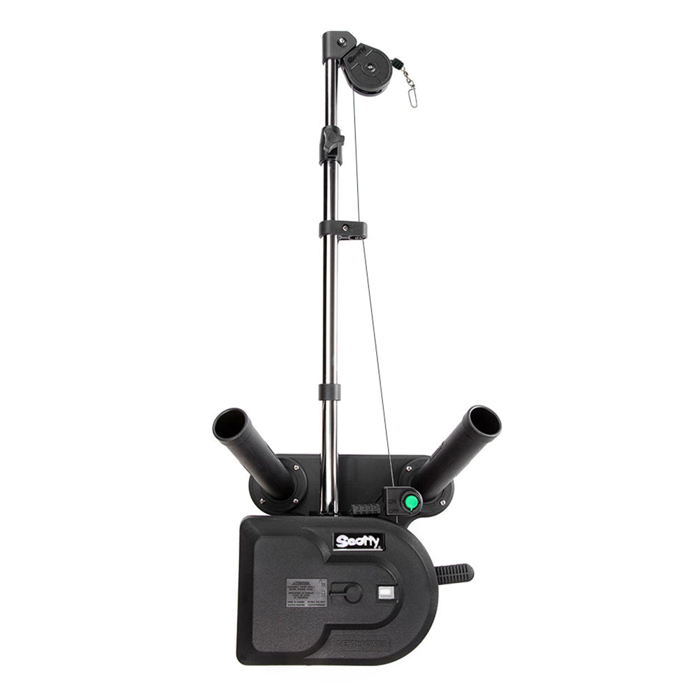 Scotty 1116 Propack 60" Telescoping Electric Downrigger w/ Dual Rod Holders and Swivel Base [1116] 3
