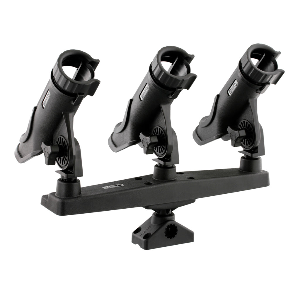 Scotty Triple Rod Holder w/3 230 Power Lock Rod Holders [256] 3