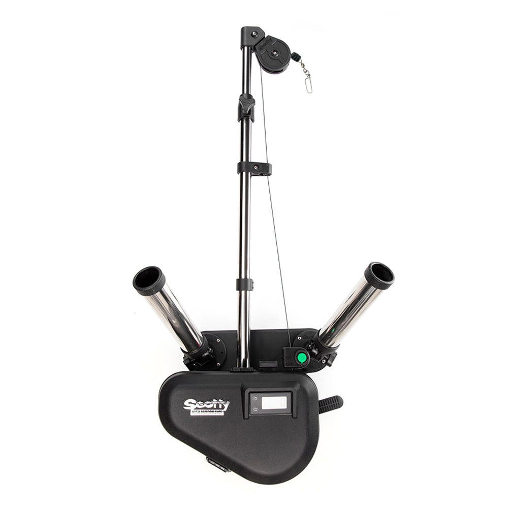 Scotty 2116 HP Depthpower Electric Downrigger 60" SS Telescoping Boom w/Swivel Base - Dual Rod Holder [2116] 3