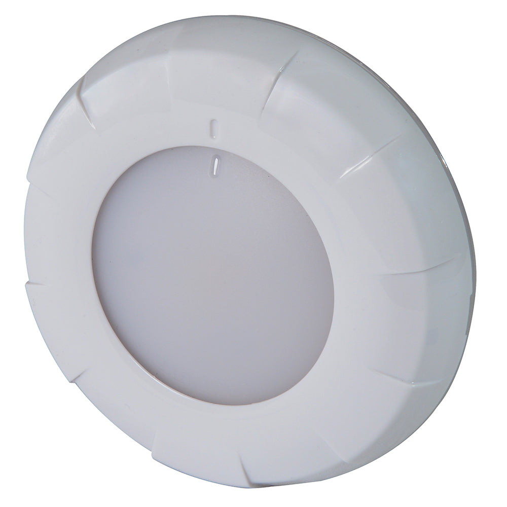 Lumitec Aurora LED Dome Light - White Finish - White/Red Dimming [101076] 3