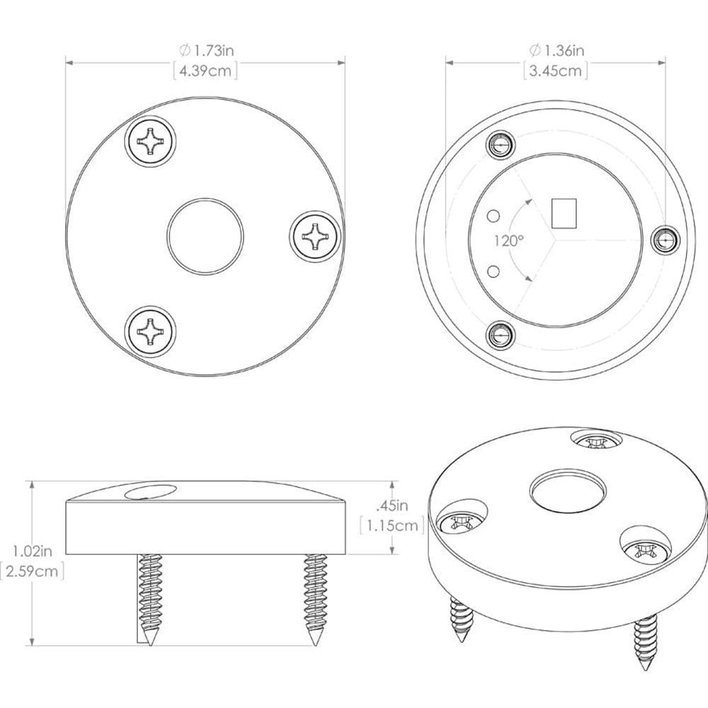 Lumitec High Intensity "Anywhere" Light - Brushed Housing - White Non-Dimming [101033] 4