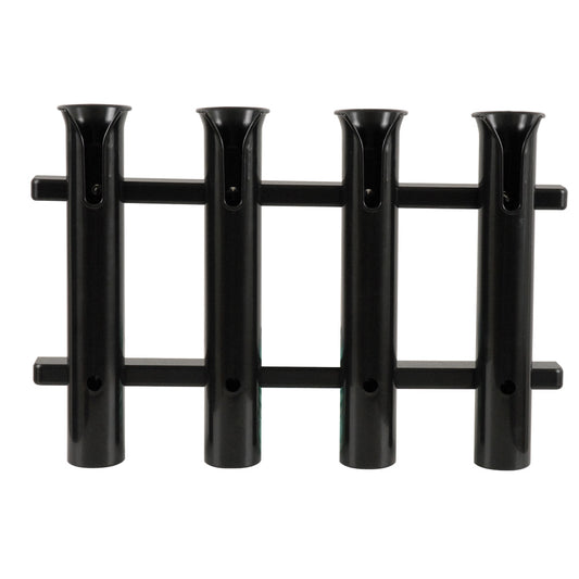 TACO 4-Rod Poly Rod Rack - Black [P03-064B]