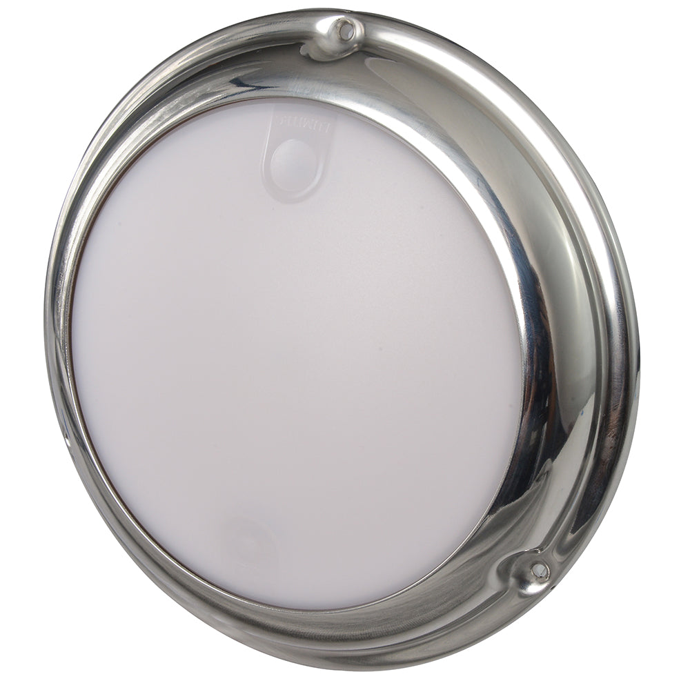Lumitec TouchDome - Dome Light - Polished SS Finish - 2-Color White/Red Dimming [101098] 3