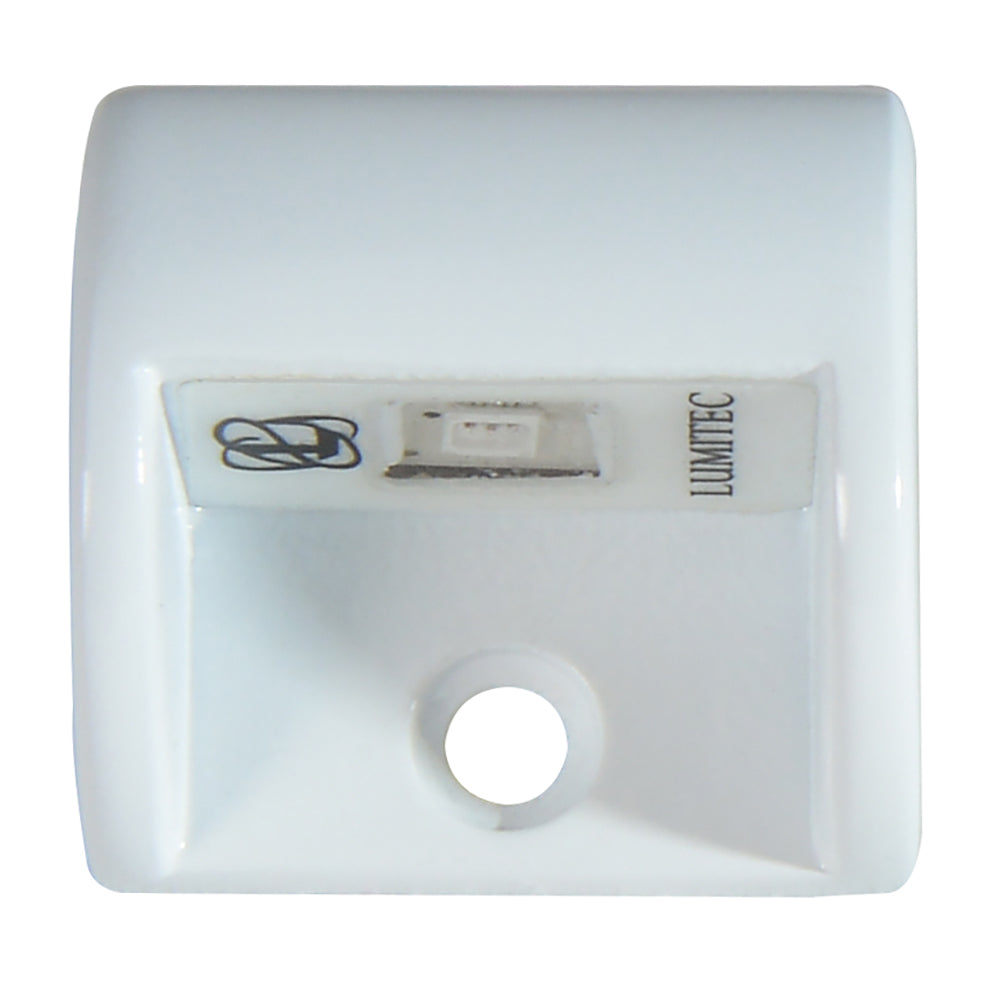 Lumitec Andros - Courtesy Light - White Powder Coat Finish - Blue Non-Dimming [101047] 4
