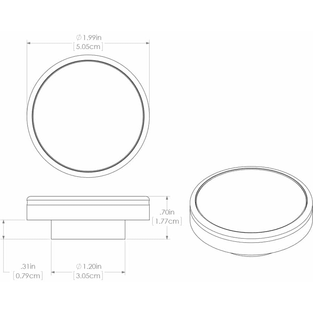 Lumitec Halo Flush Mount Down Light Spectrum RGBW - Brushed Housing [112807] 4